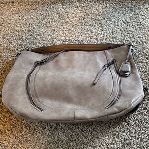 Elegant Gray Shoulder Bag